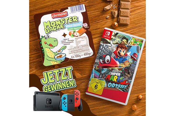ehrmann nintendo switch gewinnspiel