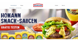 Homann Snack Saucen gratis testen Aktion